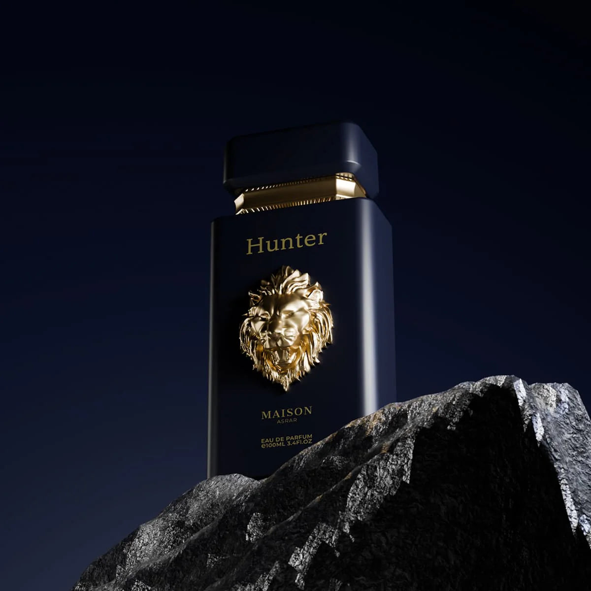 "Hunter Eau De Parfum by Maison Asrar 100ML bottle – masculine luxury scent"