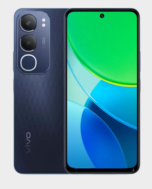 "Vivo Y19s smartphone – front and back view with triple camera"

"Vivo Y19s – sleek Android phone with long battery life"

"Buy Vivo Y19s – budget-friendly smartphone in Qatar"

"Vivo Y19s 5000mAh phone with AI triple camera system"